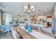 Open-concept home showcasing dining area, kitchen island and spacious living room at 1630 Riddle Ext, Clover, SC 29710