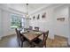 Dining room showcases hardwood floors, wainscoting, and a chandelier at 2148 Nims Village Dr, Fort Mill, SC 29715