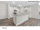 Spacious kitchen island with granite countertops and stainless steel appliances at 217 Lake George Dr, Shelby, NC 28152