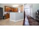 Kitchen featuring stainless steel appliances and a breakfast bar open to the living area at 219 Harrowfield Hts, York, SC 29745