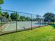 Outdoor basketball court with a well-maintained playing surface and secure fencing at 3511 Dominion Green Dr, Charlotte, NC 28269