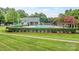 Beautiful community pool with ample seating and a well-maintained lawn at 3511 Dominion Green Dr, Charlotte, NC 28269