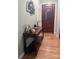 Entryway with a wood console table and decorative elements at 605 Impala Dr, Albemarle, NC 28001