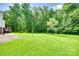 Spacious backyard with lush green lawn and mature trees, ideal for outdoor recreation at 675 Ormand Rd, York, SC 29745
