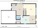 First floor layout of 7136 Bullock Dr, Charlotte, NC, showcasing the living area and garage at 7136 Bullock Dr, Charlotte, NC 28214