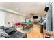 Spacious basement with a pool table, arcade game, TV, and sitting area, great for entertaining at 7218 Cascading Pines Dr, Fort Mill, SC 29708
