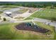 Aerial shot of community recreation area with playground, BMX park, sports fields and parking at 956 Herrons Ferry Rd, Rock Hill, SC 29730