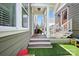 Side Entrance showing the manicured artificial turf and outdoor entryway at 956 Herrons Ferry Rd, Rock Hill, SC 29730