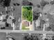 This aerial view shows the property's lot lines and location at 1005 Noles Dr, Mount Holly, NC 28120