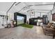 Versatile bonus room featuring a golf simulator and storage at 106 Abbey Cir, Salisbury, NC 28147