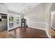 Well-lit dining area with french doors leading to the outdoor deck at 106 Abbey Cir, Salisbury, NC 28147