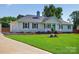 Charming one-story home with well-maintained lawn, landscaping, and blue front door at 106 Abbey Cir, Salisbury, NC 28147