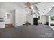 This garage offers painted floors and walls, bright lighting, and space for bicycles at 106 Abbey Cir, Salisbury, NC 28147