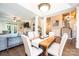 Bright dining area open to living space, featuring hardwood floors at 1083 Fox Chase Dr, Newton, NC 28658