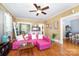 Spacious living room with hardwood floors, stylish decor, and natural light at 206 Mitchell Ave, Salisbury, NC 28144