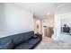 Bright loft area provides versatile space with a view to an en suite bathroom at 2526 Snow Creek Ne Rd, Hickory, NC 28601