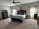 Bedroom with neutral colors and good natural light at 284 Old Harbor Dr, Mount Gilead, NC 27306