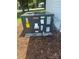 Goodman HVAC system situated next to a house, surrounded by mulch at 3412 1St Avenue Nw Cir, Hickory, NC 28601