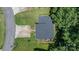 An aerial view of a house that includes a new roof at 431 Forest Dr, Maiden, NC 28650