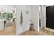 Hallway with view of kitchen and bathroom, adorned with stylish decor at 440 Bridlewood Dr, Gold Hill, NC 28071