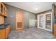 Dining area with tile floors and glass doors at 495 Brumley Rd, Mooresville, NC 28115