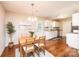 Inviting dining area with kitchen access, showcasing an ideal layout for modern living at 50 Serenity Ln, Hickory, NC 28601