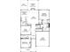 Layout showcasing the home's spacious open-concept design, including the primary bedroom and kitchen area at 5237 Raging Creek Dr, Indian Trail, NC 28079