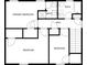 Upstairs floor plan showing primary bedroom and ensuite bathroom, two additional bedrooms and hall bathroom at 8012 Red Lantern Rd, Indian Trail, NC 28079