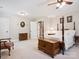 Inviting bedroom showcases a four-poster bed and classic furnishings at 820 King Rd, Clover, SC 29710