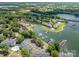 Aerial view of community near Sully's Steamers, lake, marina and complex at 1018 Southwest Sw Dr # 18, Davidson, NC 28036