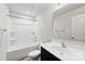 Bathroom featuring a shower/tub combo, and a vanity with a sink at 109 Landon Ct, Shelby, NC 28152