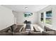 Spacious living room with comfortable seating, media center, and bright windows at 109 Landon Ct, Shelby, NC 28152