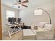Dedicated office space with modern desk and comfortable seating is perfect for working from home at 1219 Flowe Dr, Matthews, NC 28104