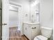 Bright and airy bathroom featuring vanity with bronze fixtures at 1425 Ardmore Dr # 247, Sherrills Ford, NC 28673