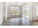 Dining area with sliding glass doors and view of patio at 1425 Ardmore Dr # 247, Sherrills Ford, NC 28673