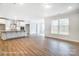 Open concept living area with modern kitchen, hardwood floors, and lots of natural light at 1425 Ardmore Dr # 247, Sherrills Ford, NC 28673