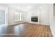 A spacious living room has a modern fireplace and lots of natural light at 1425 Ardmore Dr # 247, Sherrills Ford, NC 28673