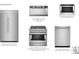 KitchenAid stainless steel appliance package with a range, microwave, hood, refrigerator, and dishwasher at 19040 Newburg Hill Rd, Davidson, NC 28036