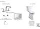 Powder bath features Kohler widespread faucet, toilet paper holder, towel arm, undermount porcelain sink and highline comfort toilet at 19040 Newburg Hill Rd, Davidson, NC 28036