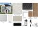 Exterior finish selections: brick, siding, roofing, garage door, lighting and hardware at 19040 Newburg Hill Rd, Davidson, NC 28036