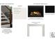 White oak stair treads, fireplace with matte slate surround, and paint samples at 19040 Newburg Hill Rd, Davidson, NC 28036