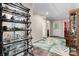 Inviting living area with a decorative shelf, indoor plants, and a welcoming entryway at 200 Vista Pointe Dr, Stony Point, NC 28678