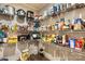 Walk-in pantry with shelves stocked with groceries and household items at 200 Vista Pointe Dr, Stony Point, NC 28678