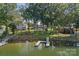 Beautiful backyard featuring lake access and private dock, perfect for waterfront living at 21212 Rio Oro Dr, Cornelius, NC 28031