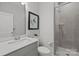 Clean bathroom with shower, vanity, and modern fixtures at 235 Boxelder Rd, Clover, SC 29710