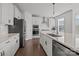 Contemporary kitchen design boasting stainless steel appliances, white cabinets, and modern fixtures at 235 Boxelder Rd, Clover, SC 29710