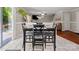 Inviting breakfast nook with tiled floors and an open view to the living room at 3109 Buckleigh Dr, Charlotte, NC 28215