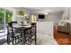 Inviting breakfast nook with tiled floors and outdoor access at 3109 Buckleigh Dr, Charlotte, NC 28215