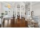 Elegant open living space featuring gleaming hardwood floors and sophisticated decor at 3394 Governors Island Dr, Denver, NC 28037