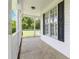 Inviting front porch, perfect for enjoying the outdoors and neighborhood views at 3624 Ramsey Rd, Sharon, SC 29742